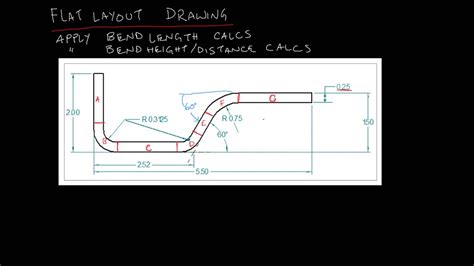 sheet metal flat length calculation|sheet metal flat pattern formula.